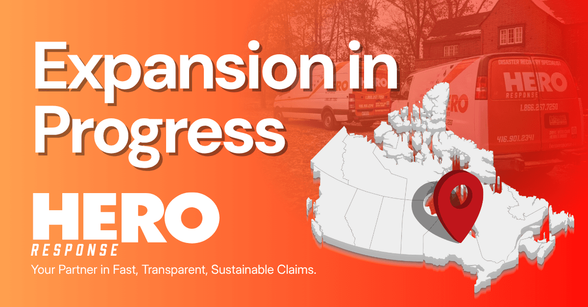 Hero Response étend ses services de restauration en Ontario avec deux nouveaux sites