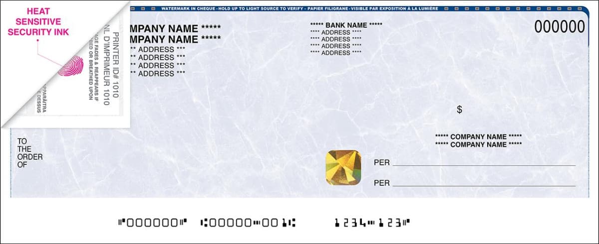 Les services d'impression de chèques spécialisés répondent aux besoins modernes de sécurité et de conformité des entreprises