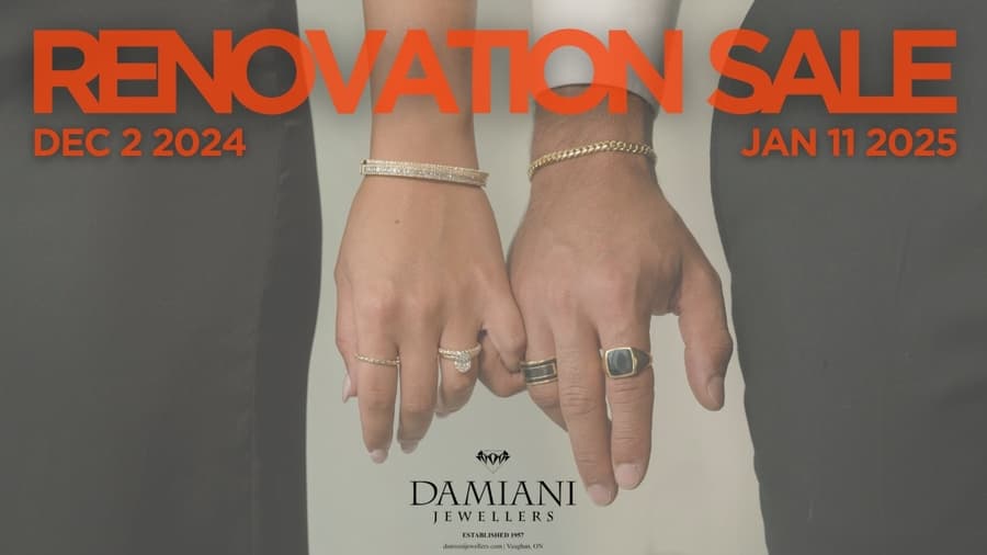 Damiani Jewellers Launches Major Renovation Sale with Up to 50% Discounts Ahead of Store Upgrades